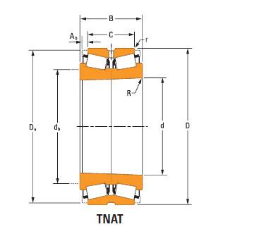 TdiT TnaT two-row tapered roller Bearings m249746Td m249710