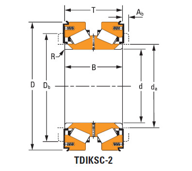 tdik thrust tapered roller bearings H228643dw H228610
