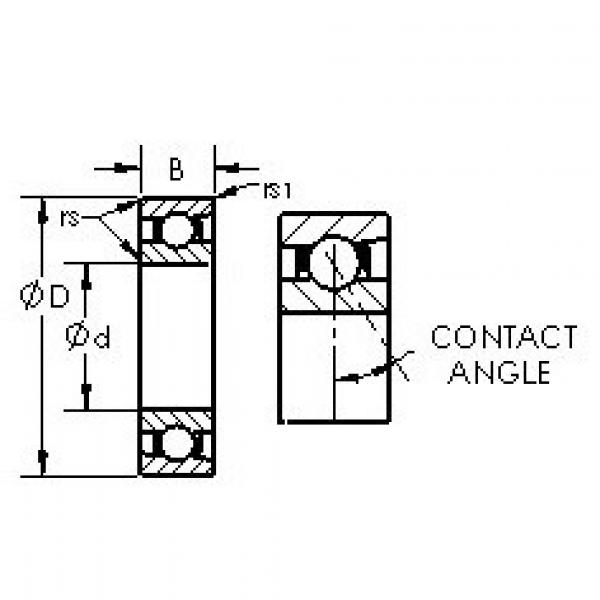 angular contact thrust bearings 71816AC AST #5 image