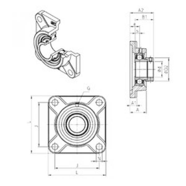 Bearing housed units ESF211 SNR #1 image