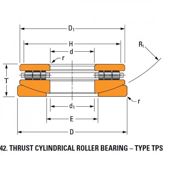TPS thrust cylindrical roller bearing 160TPS165 #1 image