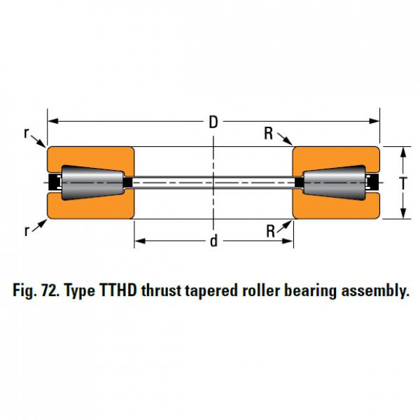TTHD THRUST ROLLER BEARINGS T9250F(3) #1 image