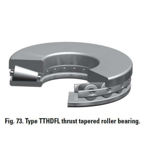 TTHDFL thrust tapered roller bearing T-6240-A #1 image