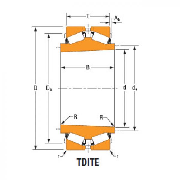 TdiT TnaT two-row tapered roller Bearings m262448Td m262410 #2 image