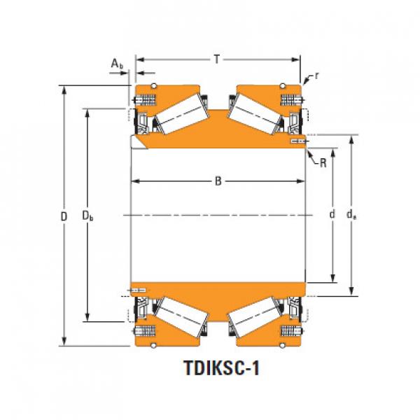 tdik thrust tapered roller bearings 81602dw 81962 #1 image