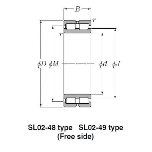 SL Type Cylindrical Roller Bearings NTN SL01-4830 #1 image