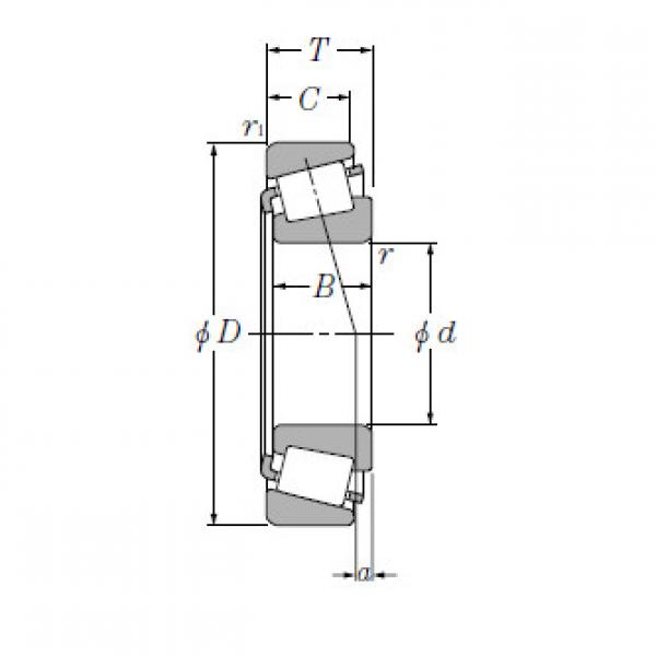 Single Row Tapered Roller Bearings NTN T-HM237532/HM237510 #2 image