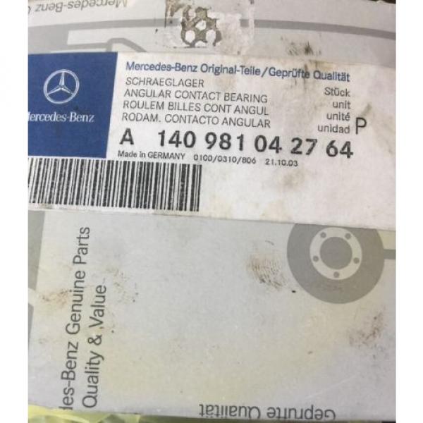 New Genuine Mercedes FAG Wheel Bearing 140 981 04 27 64 1998-02 E430 #2 image